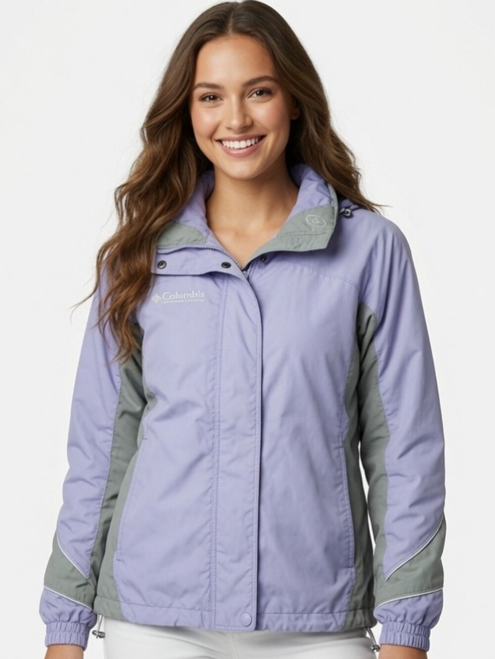 Columbia Women's Lavender Windbreaker Jacket ( Size: Med)